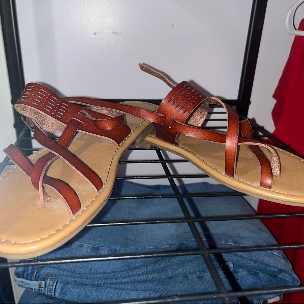 SO Women's Brown Sandals